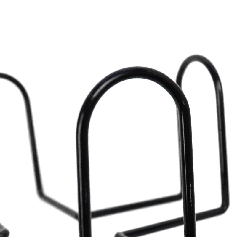 GUINIFAO Coaster Holder, 4 PCS Metal Holder for Square or Round Coaster Sets Home Wrought Iron Shelf Decoration (Style 1) - Image 4